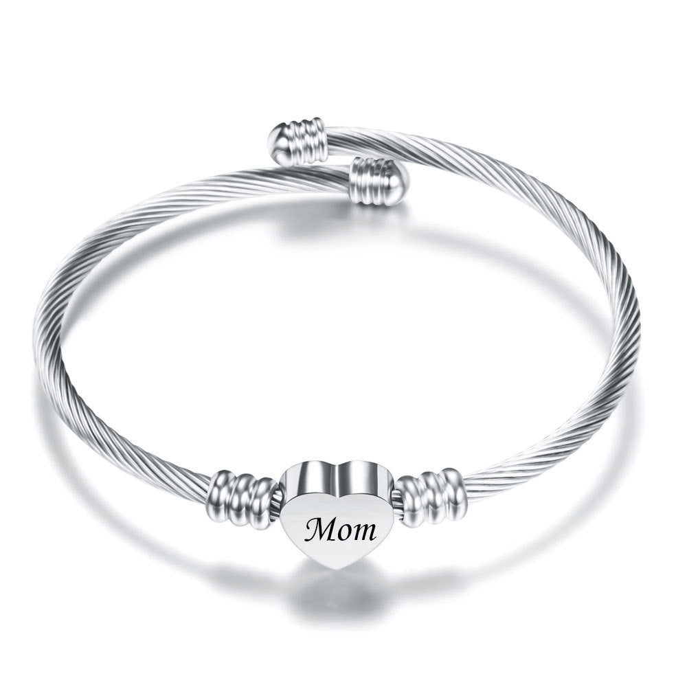 Stainless Steel Braided Mother’s Day Bracelets for Mom Karis Fashions