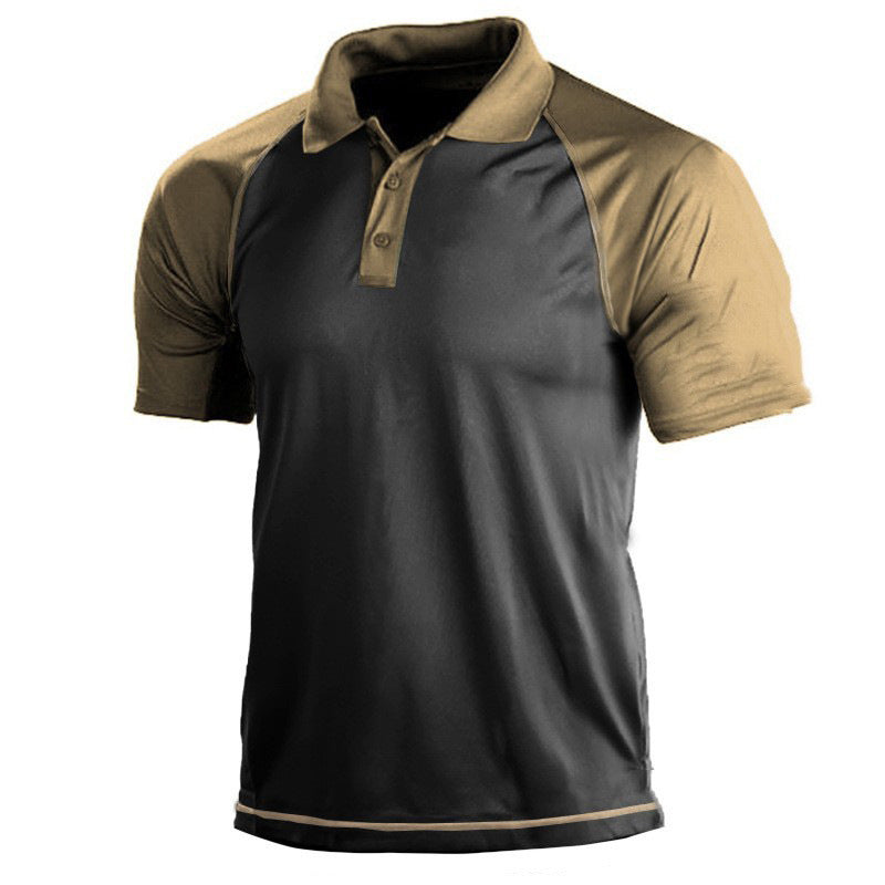 Men's Outdoor 3D Digital Polo Shirt with US Flag