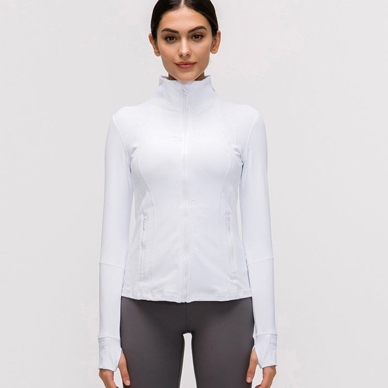 2020 Women's Yoga Jacket - Slim Fit Long Sleeve Zip Karis Fashions
