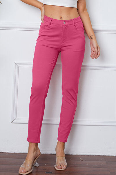 Essential Stretchy Stitch Pants- Karis Fashions
