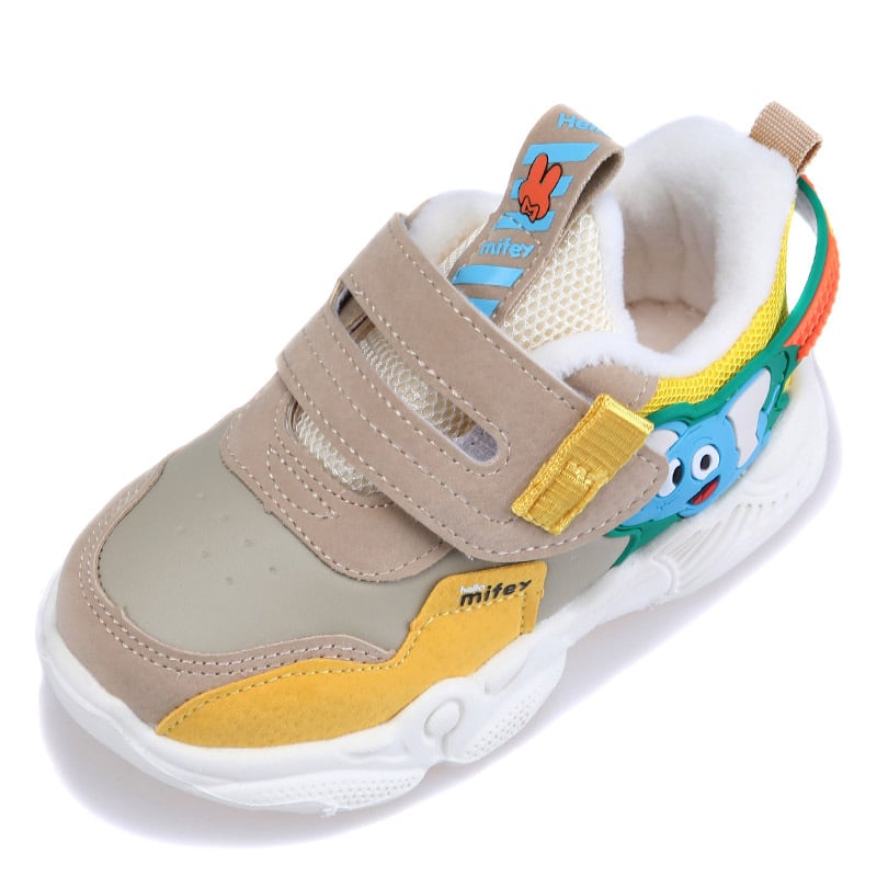 Super Light Velvet and Cotton Solid Sole Sneakers