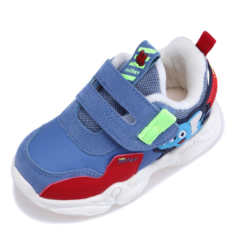 Super Light Velvet and Cotton Solid Sole Sneakers