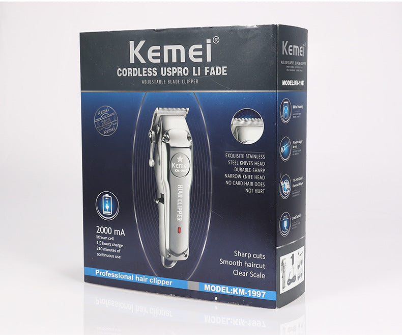 Kemei Rechargeable Electric Hair Clipper for Men Karis Fashions