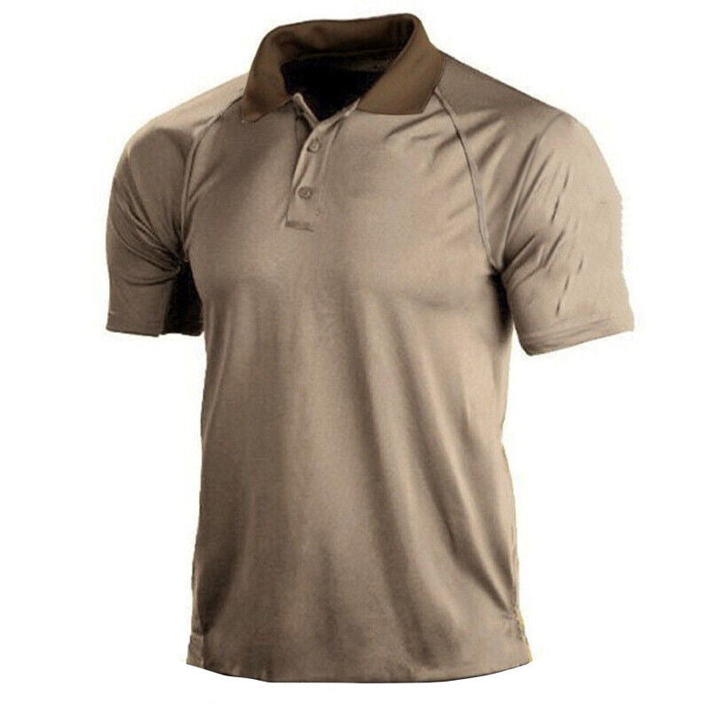 Men's Outdoor 3D Digital Polo Shirt with US Flag