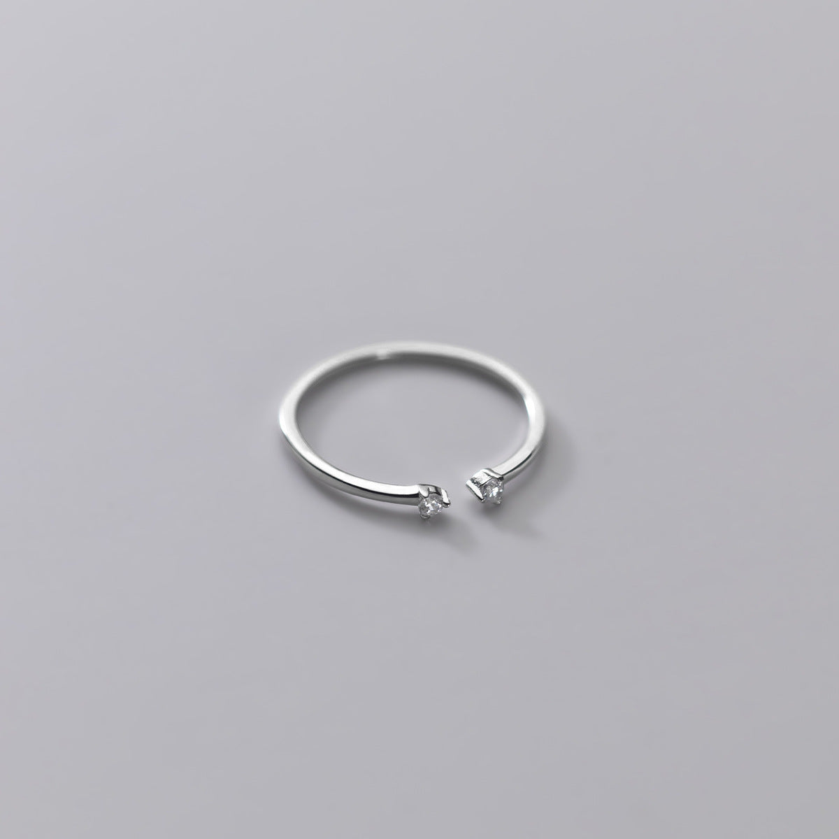 925 Sterling Silver Ring with Diamond Accents Karis Fashions