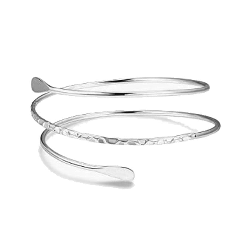 Adjustable Geometric Metal Serpentine Bracelet for Women Karis Fashions