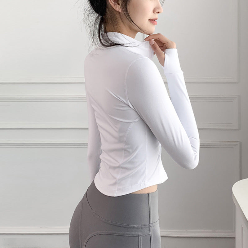 Women's Long Sleeve Workout Jacket for Yoga and Running Karis Fashions