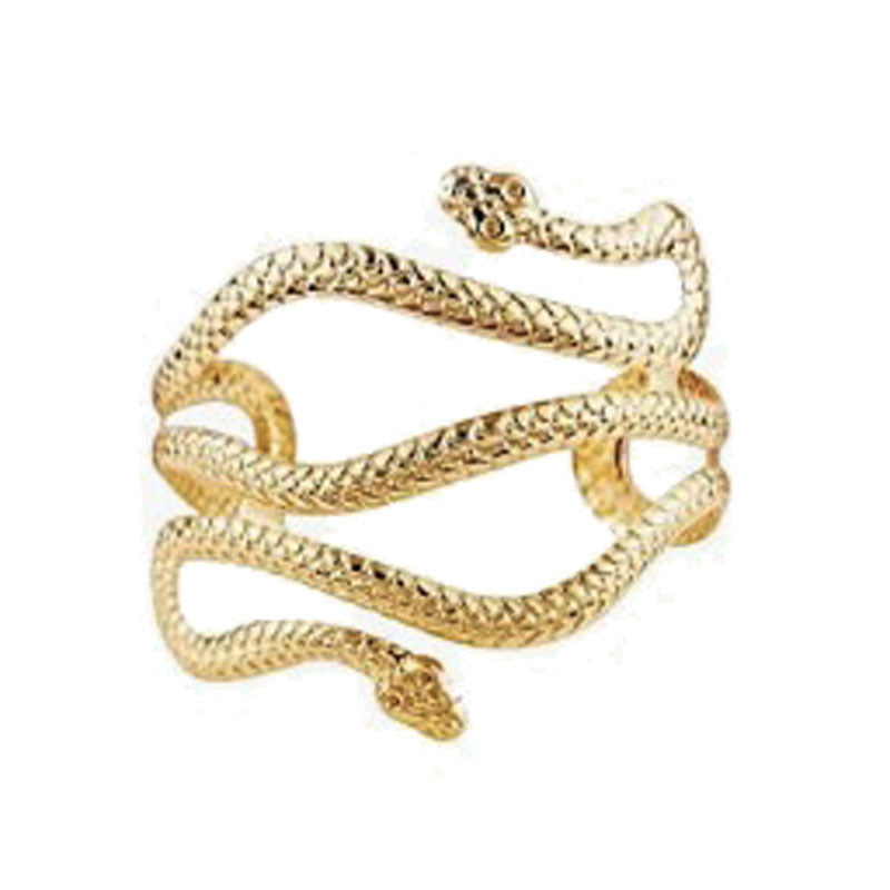 Adjustable Geometric Metal Serpentine Bracelet for Women Karis Fashions
