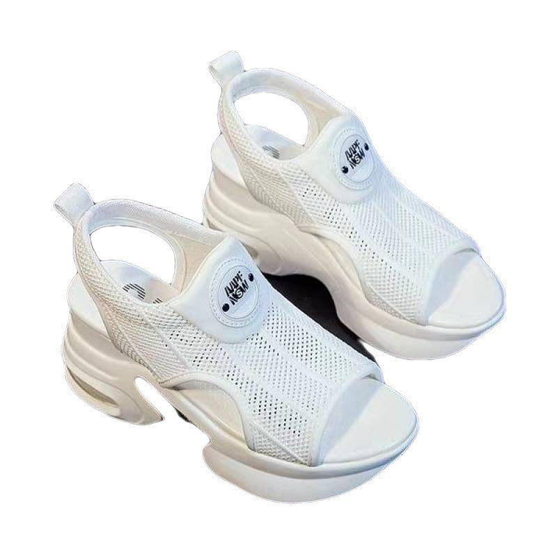 Casual Flyknit Sports Wedge Platform Sandals Karis Fashions