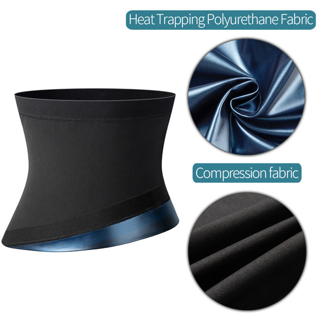 Men's Sauna Body Shaper Waist Trainer Slimming Belt Karis Fashions