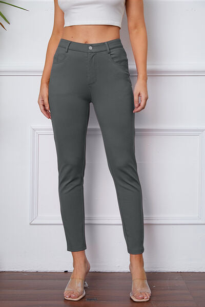 Essential Stretchy Stitch Pants- Karis Fashions