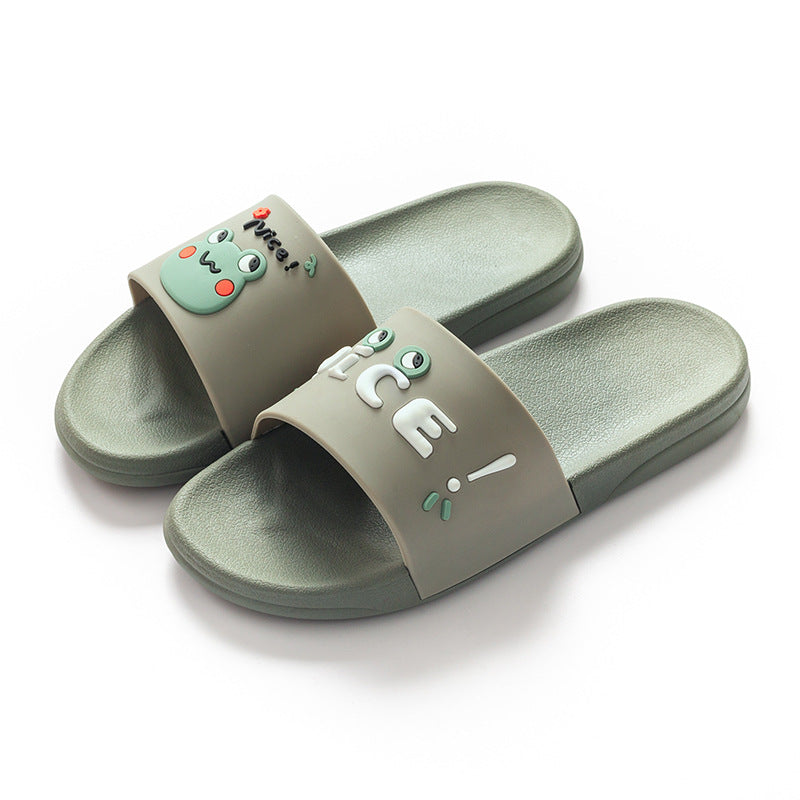 Summer Cartoon House Slippers for Women