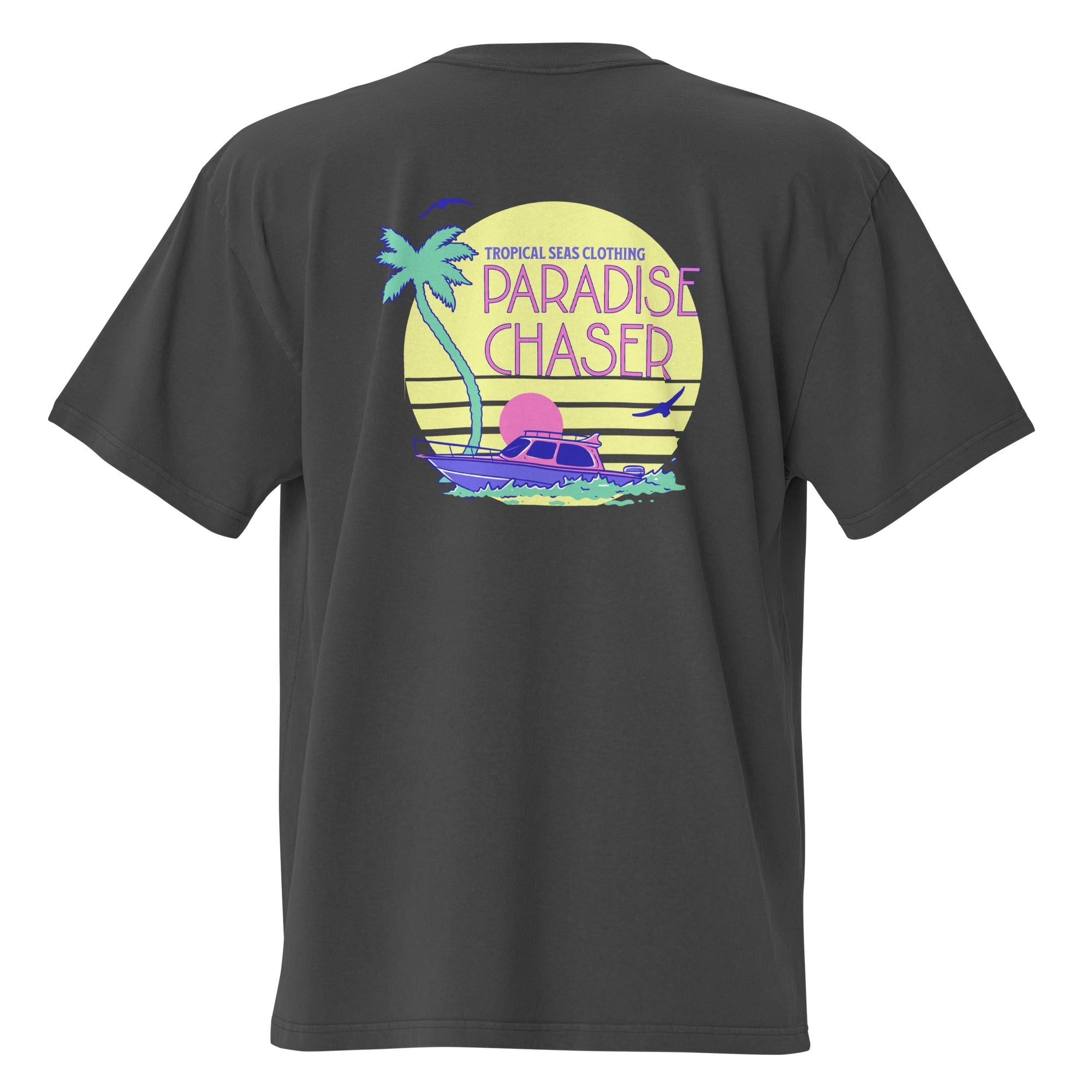 Oversized Paradise Chaser faded t-shirt Karis Fashions