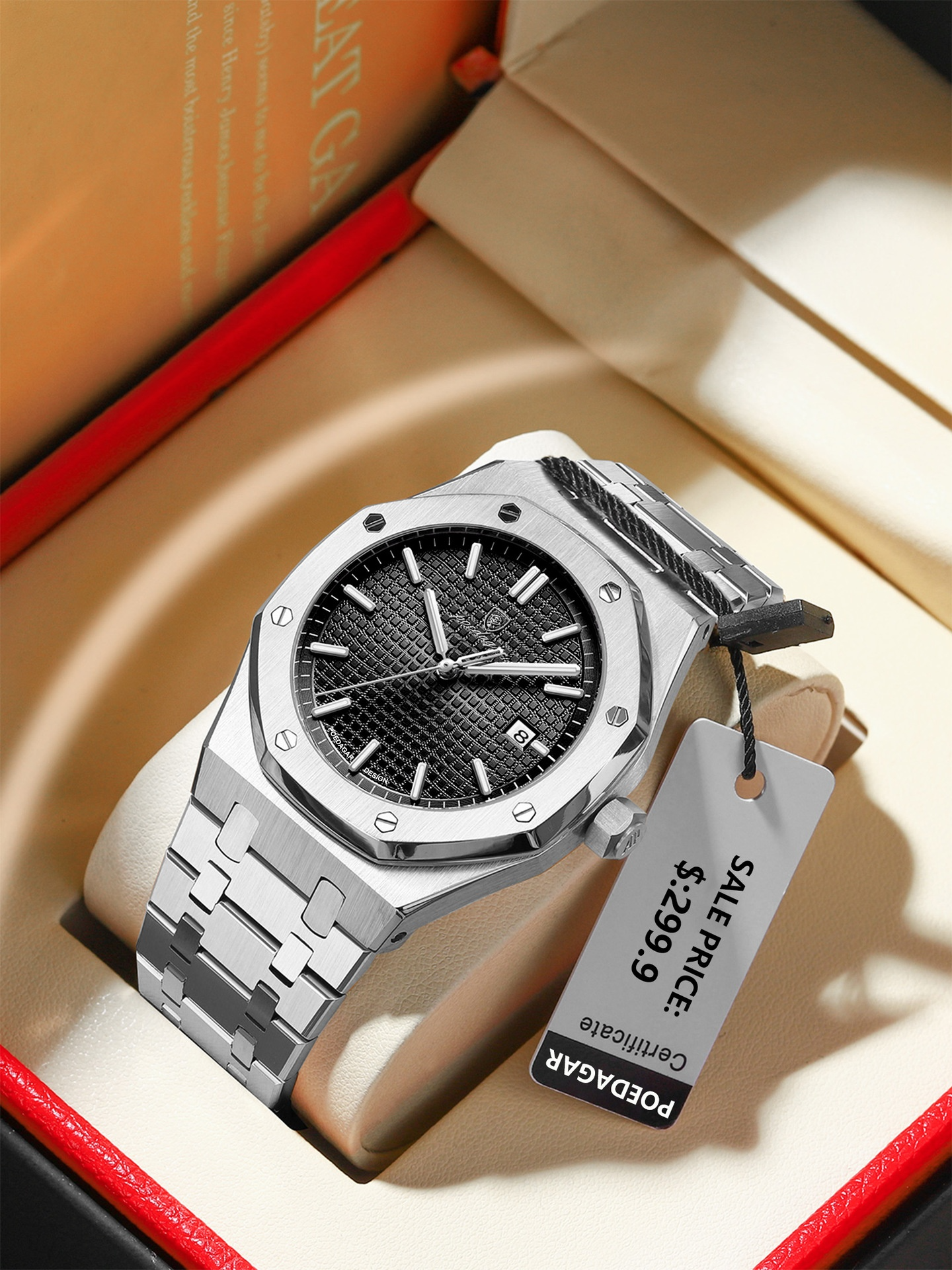 Men's Luminous Waterproof Quartz Watch