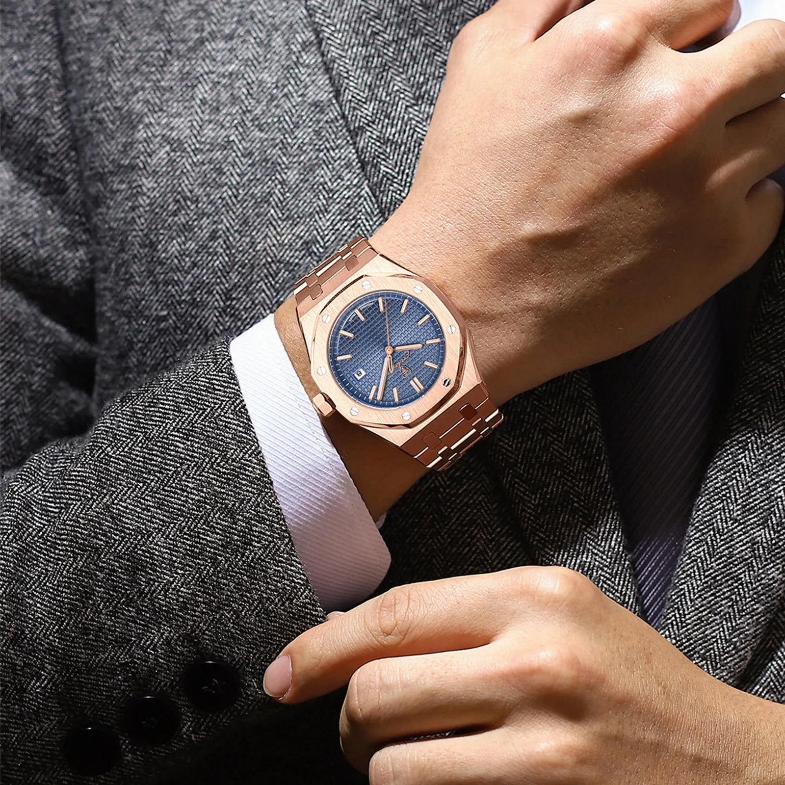 Men's Luminous Waterproof Quartz Watch