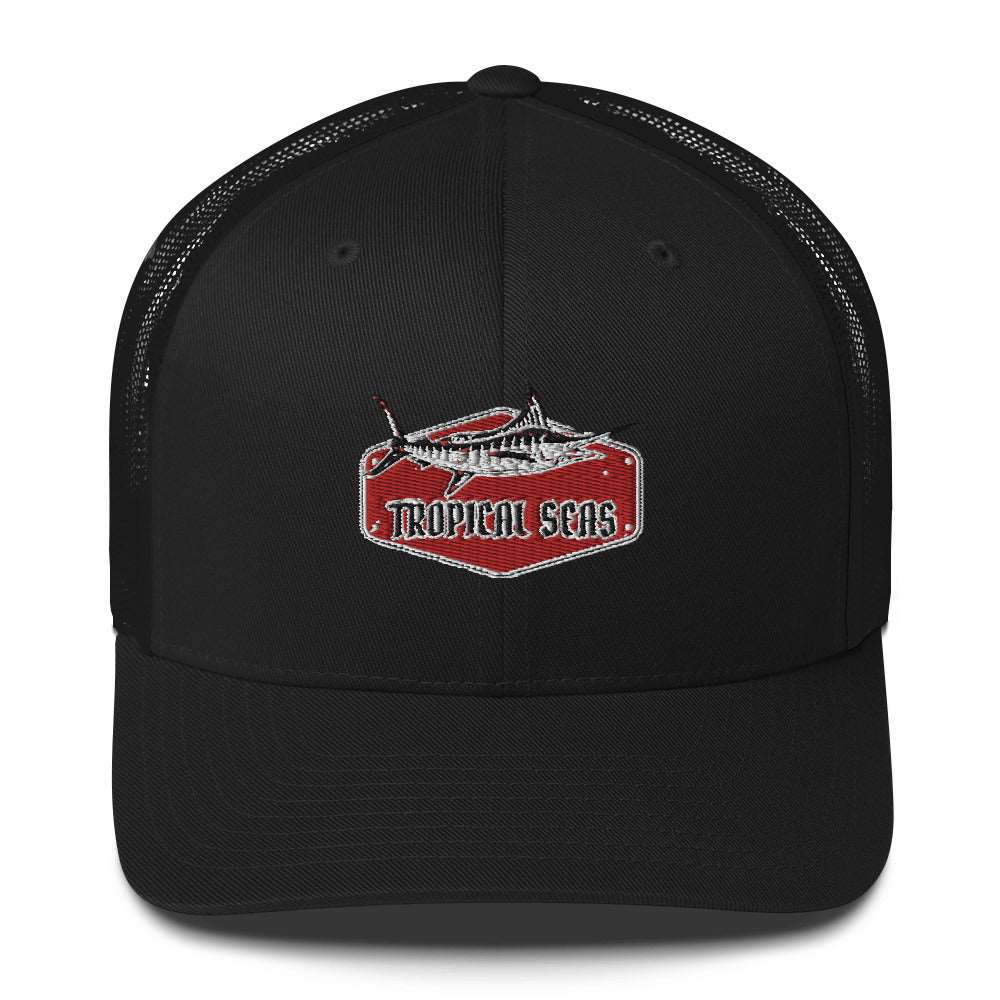 Tropical Marlin Trucker Hat Karis Fashions